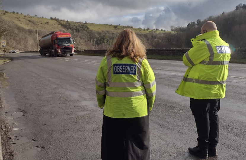 Police speed check