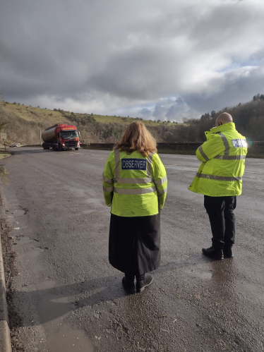 Police speed check